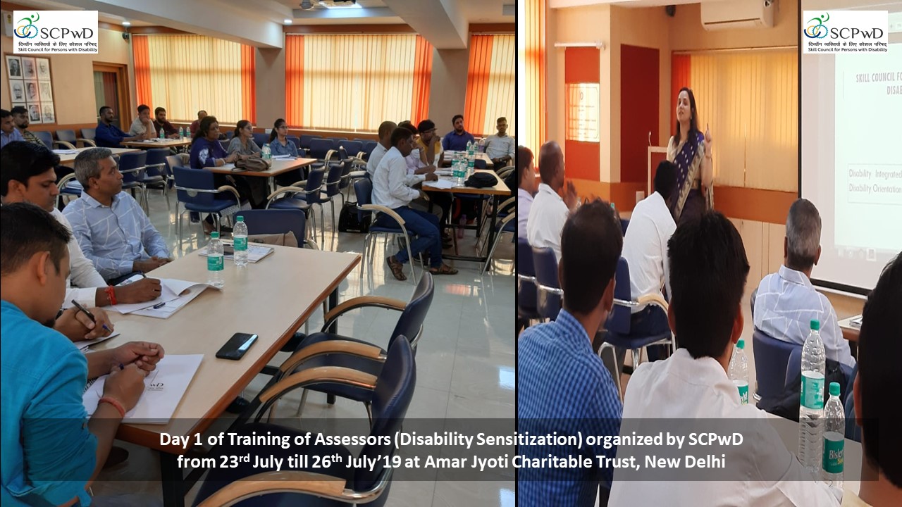 Training of Assessors in Delhi - 23rd July'19 to 26th July'19
